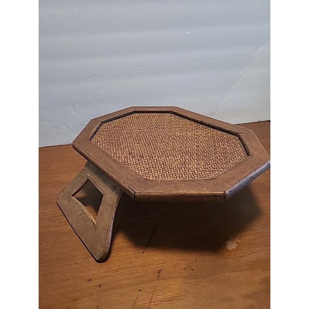 Vintage Wood Armrest Tray / Table 13